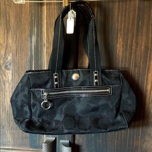 Coach Black Designer Tote Bag